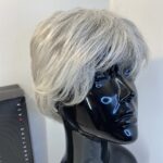 Stylish grey short wig. Bgss402