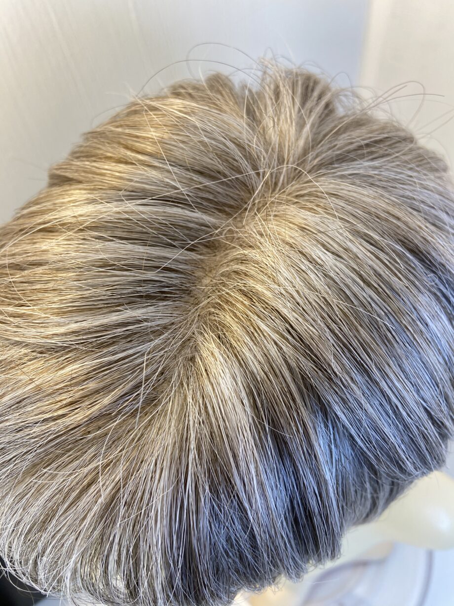 Soft grey/blonde wig. Bblss405
