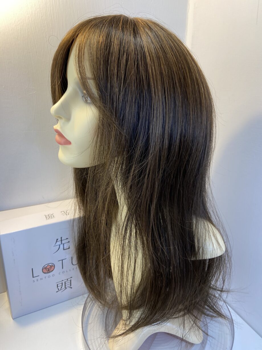 New long lotus soft cap brown wig. Bbrls410