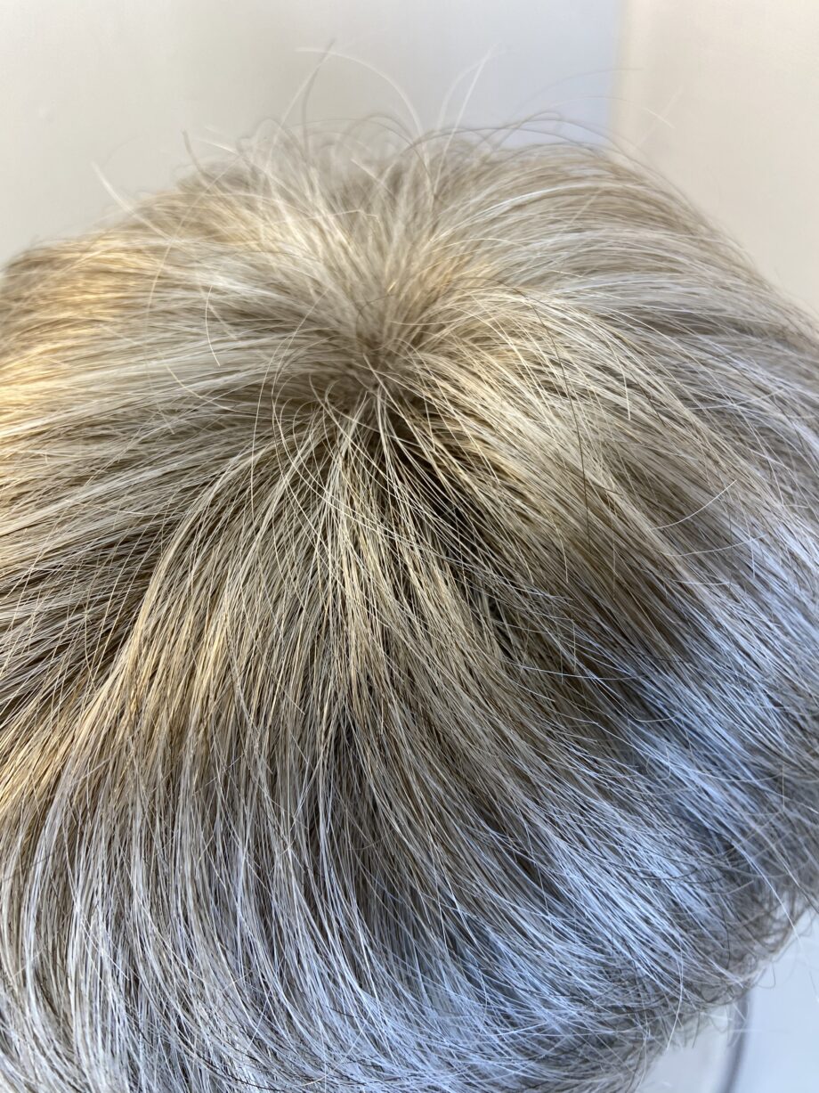 Silver grey short wig. Bgss390
