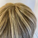 Light brown / blonde mid length wig. Blms635