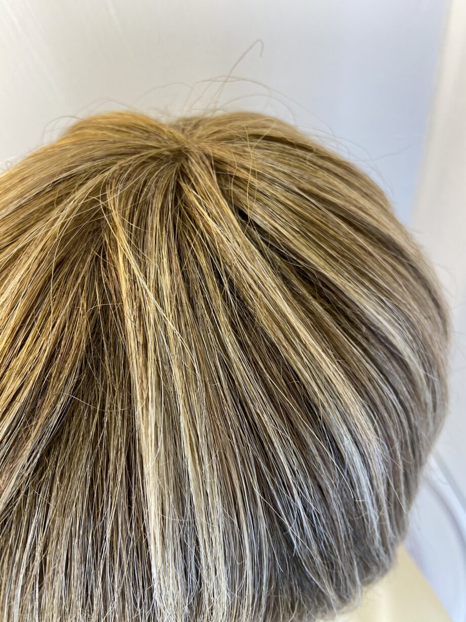 Light brown / blonde mid length wig. Blms635