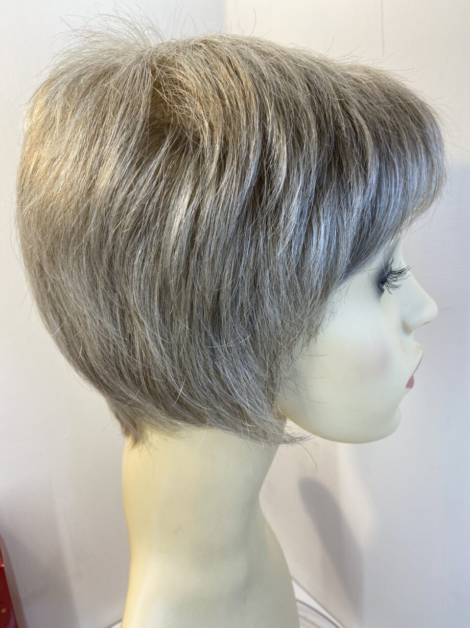 Short grey stylish wig. Rene of Paris. Bgss401