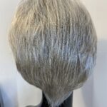 Silver grey short wig. Bgss390