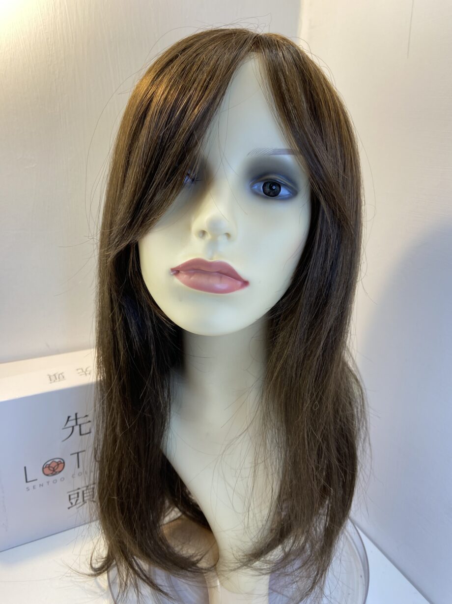 New long lotus soft cap brown wig. Bbrls410
