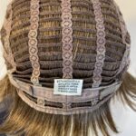 Short highlighted brown natural image wig. Bblss398