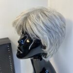 Stylish grey short wig. Bgss402