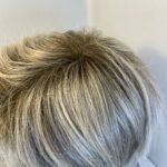 Blonde stylish short wig. Blss903