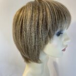 Light brown / blonde mid length wig. Blms635