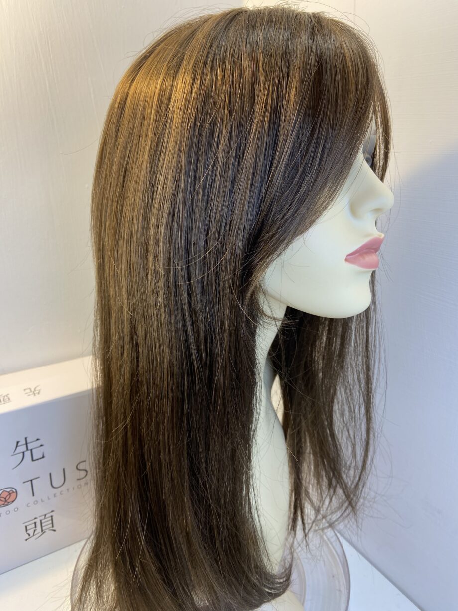 New long lotus soft cap brown wig. Bbrls410