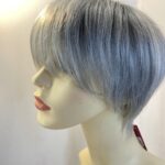 New rooted silver grey wig. Gss733