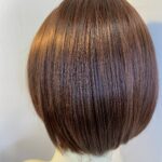Stunning burgundy Dimples wig. Bbrms415