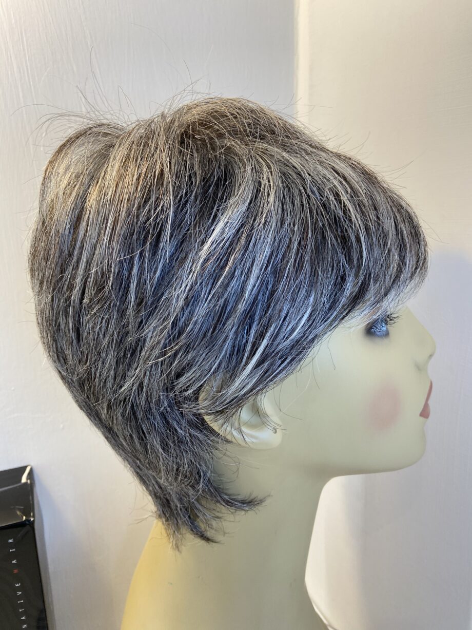 Salt and pepper Ellen Willie wig. Bspss420