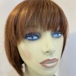 Red mid length wig. Rms418