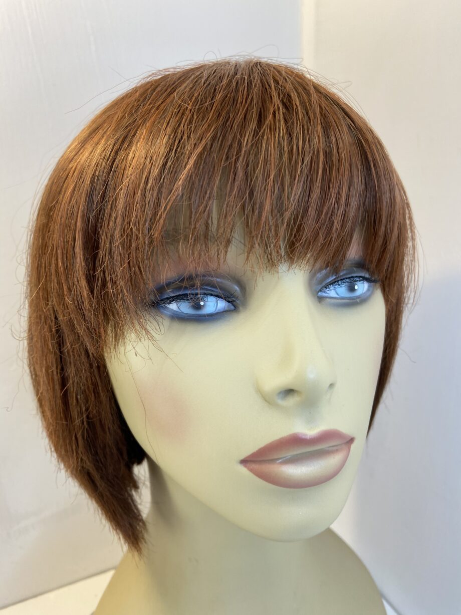 Red mid length wig. Rms418