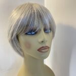 Short silver wig. Gss816