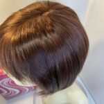 Stunning burgundy Dimples wig. Bbrms415