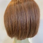 Red mid length wig. Rms418