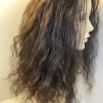 long wavy dark brown soft cap wig. Brlw813