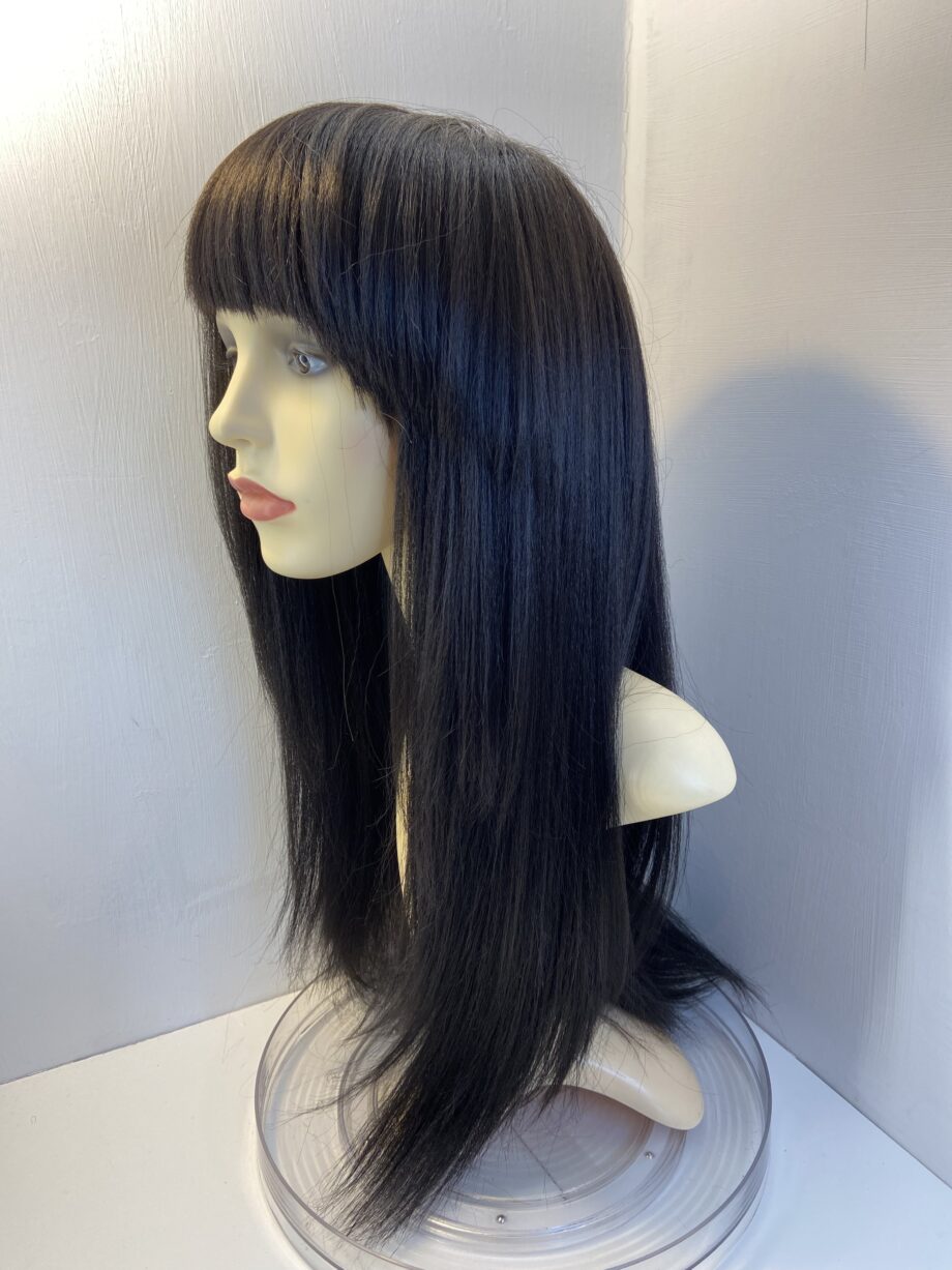 Very Long dark brown wig. Brls810