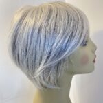 Short silver wig. Gss816