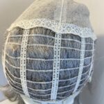 Silver grey short wig. Gss417