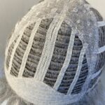 Short silver wig. Gss816