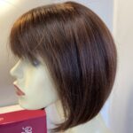 Stunning burgundy Dimples wig. Bbrms415