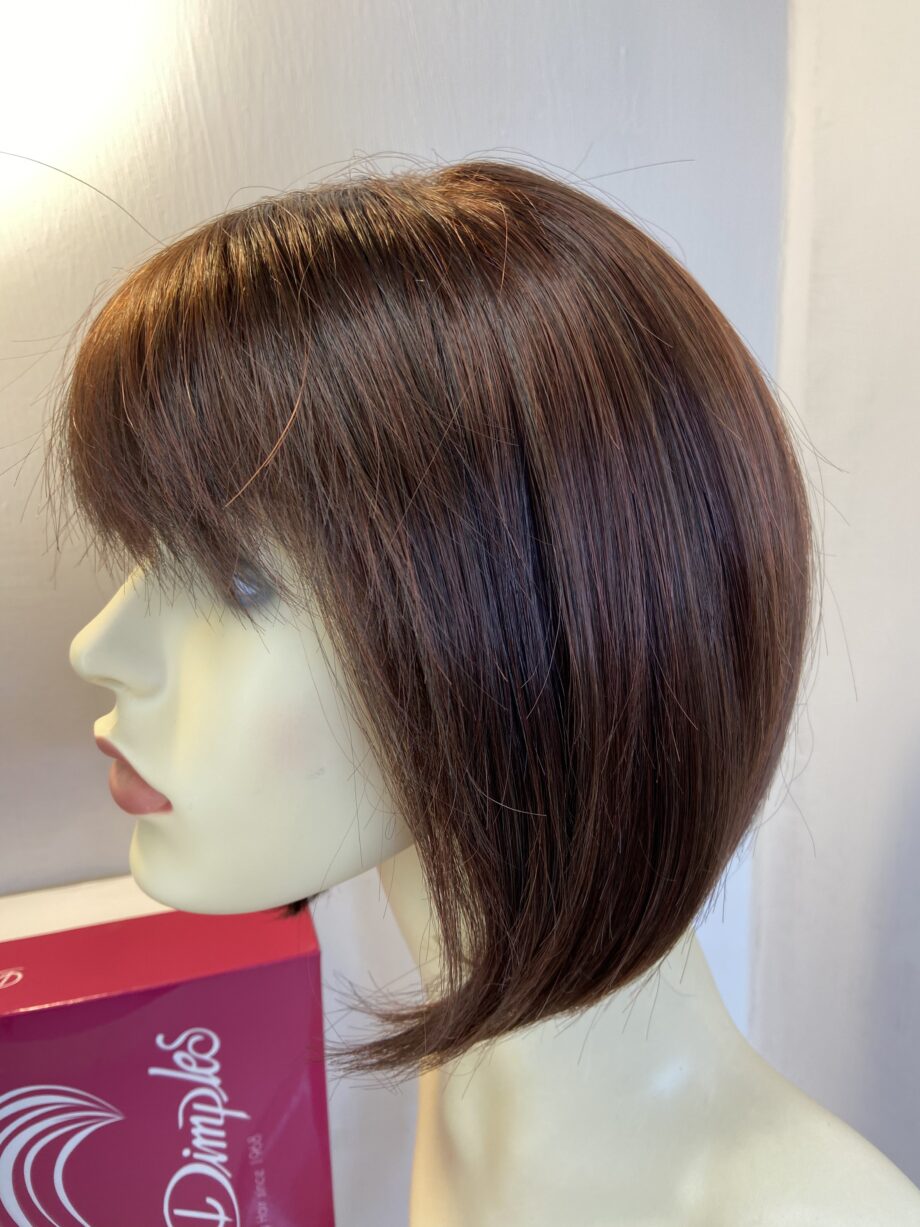 Stunning burgundy Dimples wig. Bbrms415