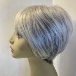 Short silver wig. Gss816
