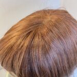Red mid length wig. Rms418