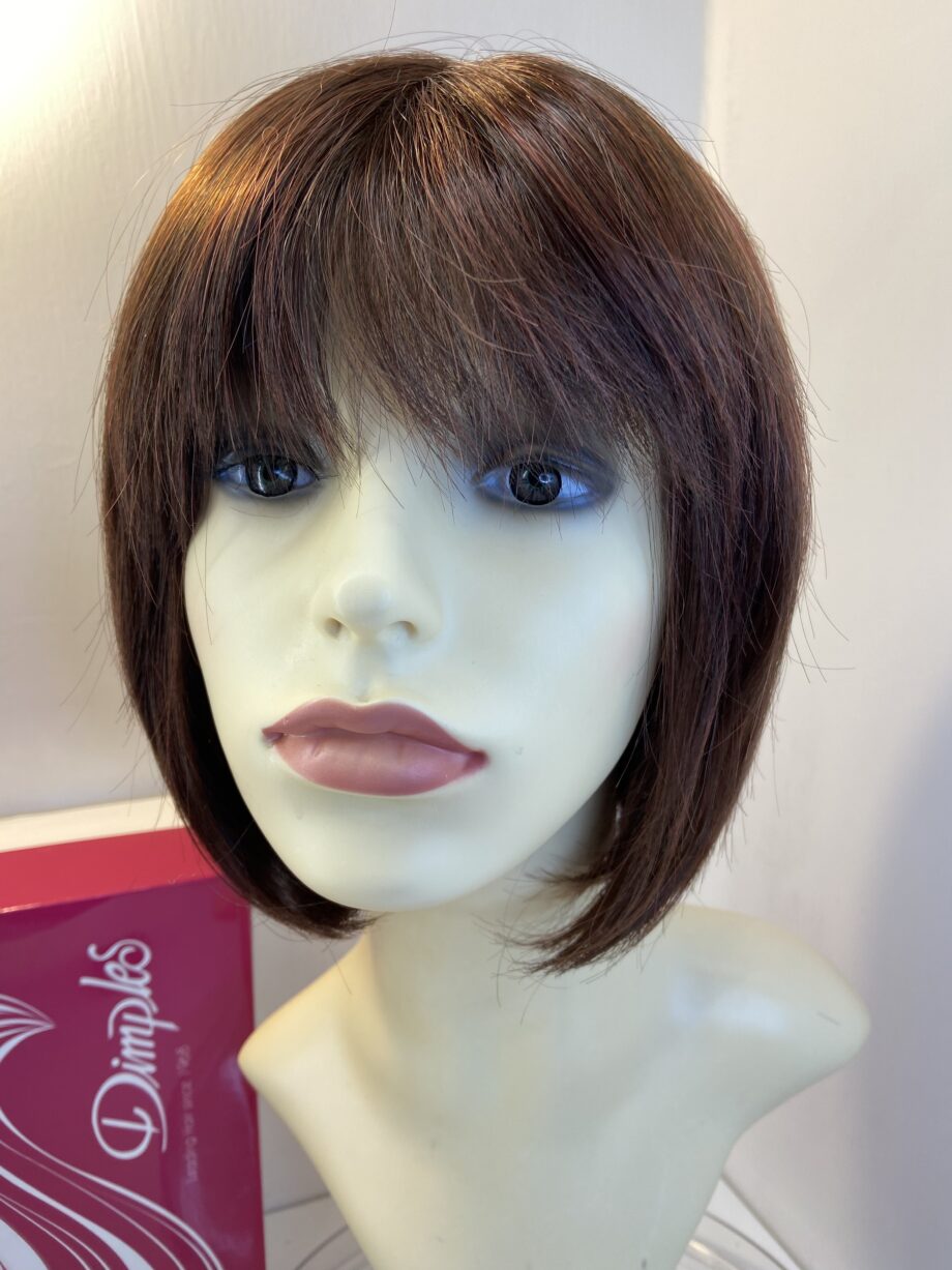 Stunning burgundy Dimples wig. Bbrms415