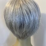 Silver grey short wig. Gss417