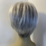 Short silver wig. Gss816
