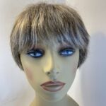 As new salt and pepper grey short wig. Lotus collection. Gss423