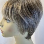 As new salt and pepper grey short wig. Lotus collection. Gss423