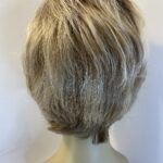 Blonde highlighted short wig. Blss427