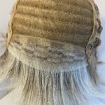 Blonde highlighted short wig. Blss427