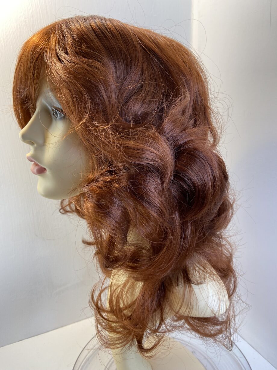 New long red wavy wig. Rlc436