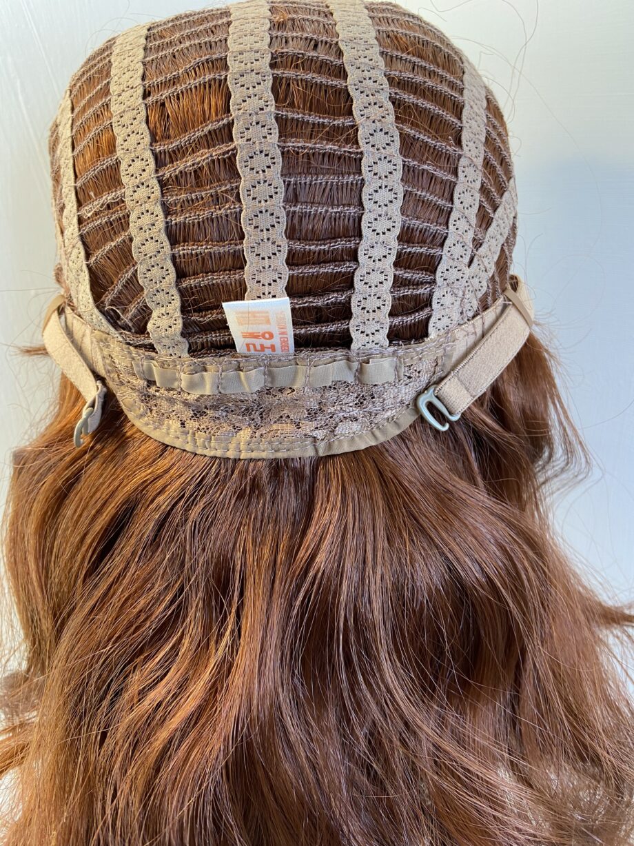 New long red wavy wig. Rlc436