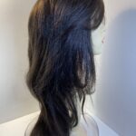 Very long dark brown  new wig. Blls438