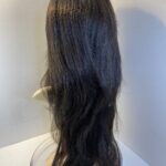 Very long dark brown  new wig. Blls438