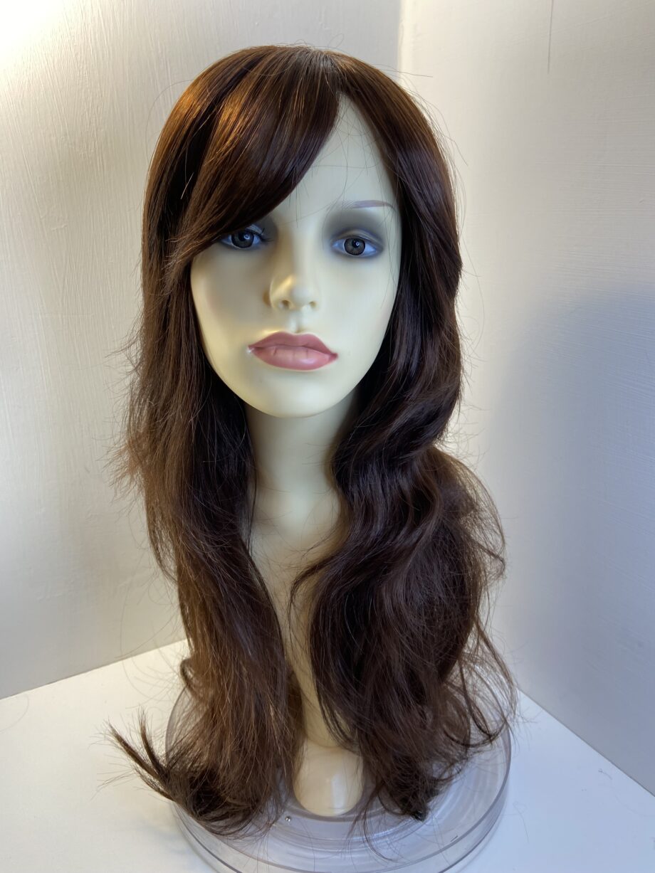New very long brown wig. Brls650