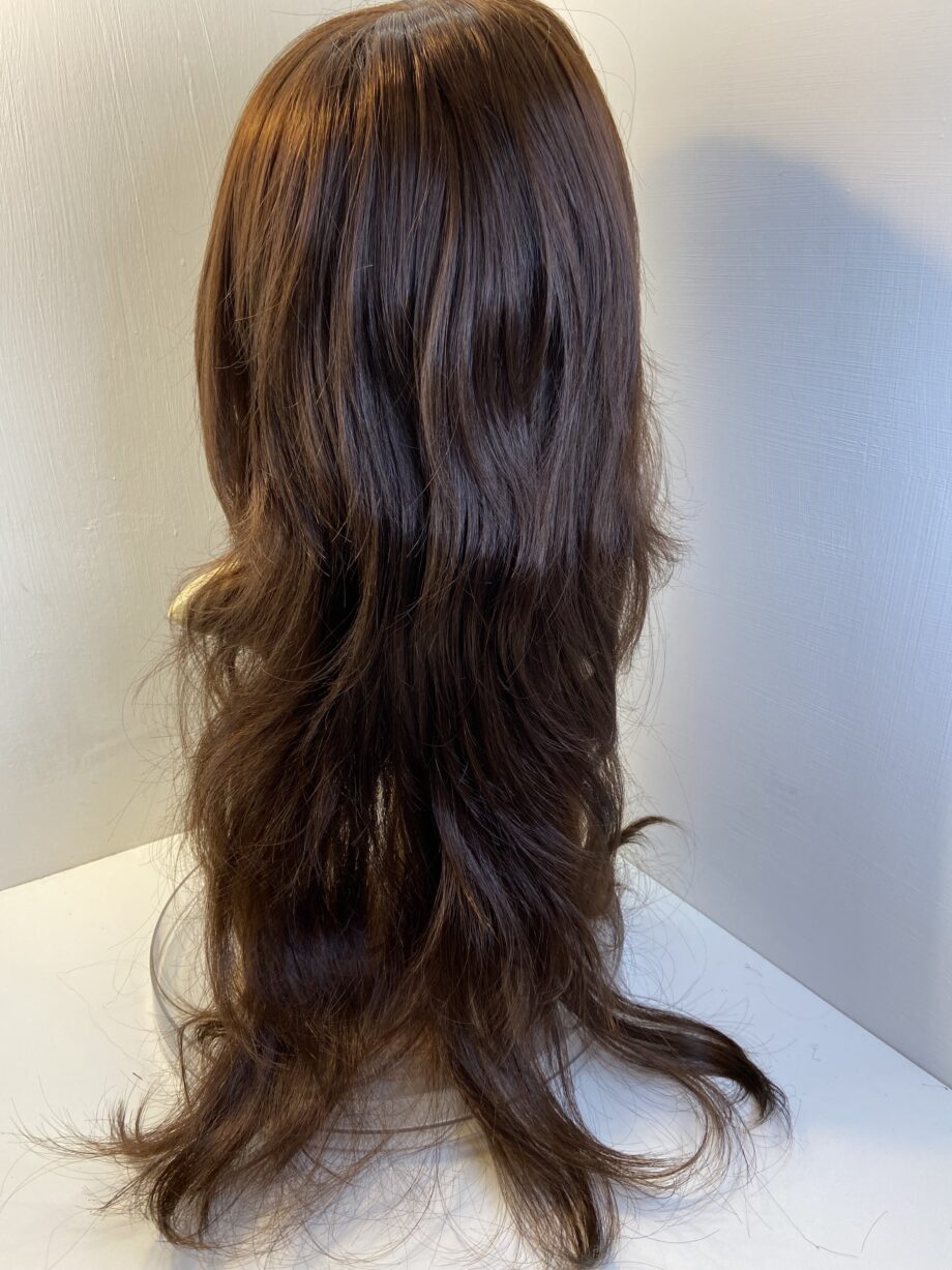 New very long brown wig. Brls650