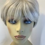 Soft cap silver grey wig. Gss592