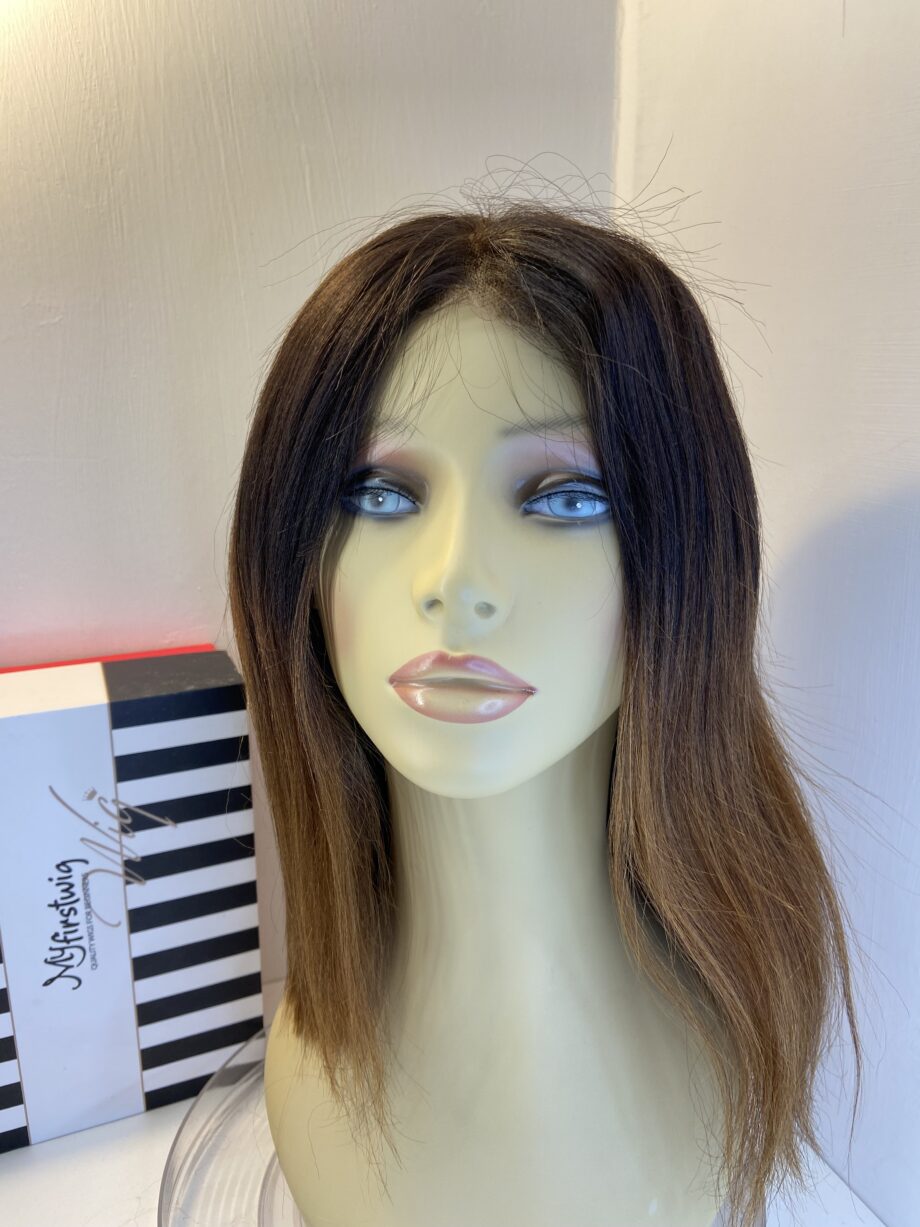 New two colour wig. Brown /ginger. Bbrls437