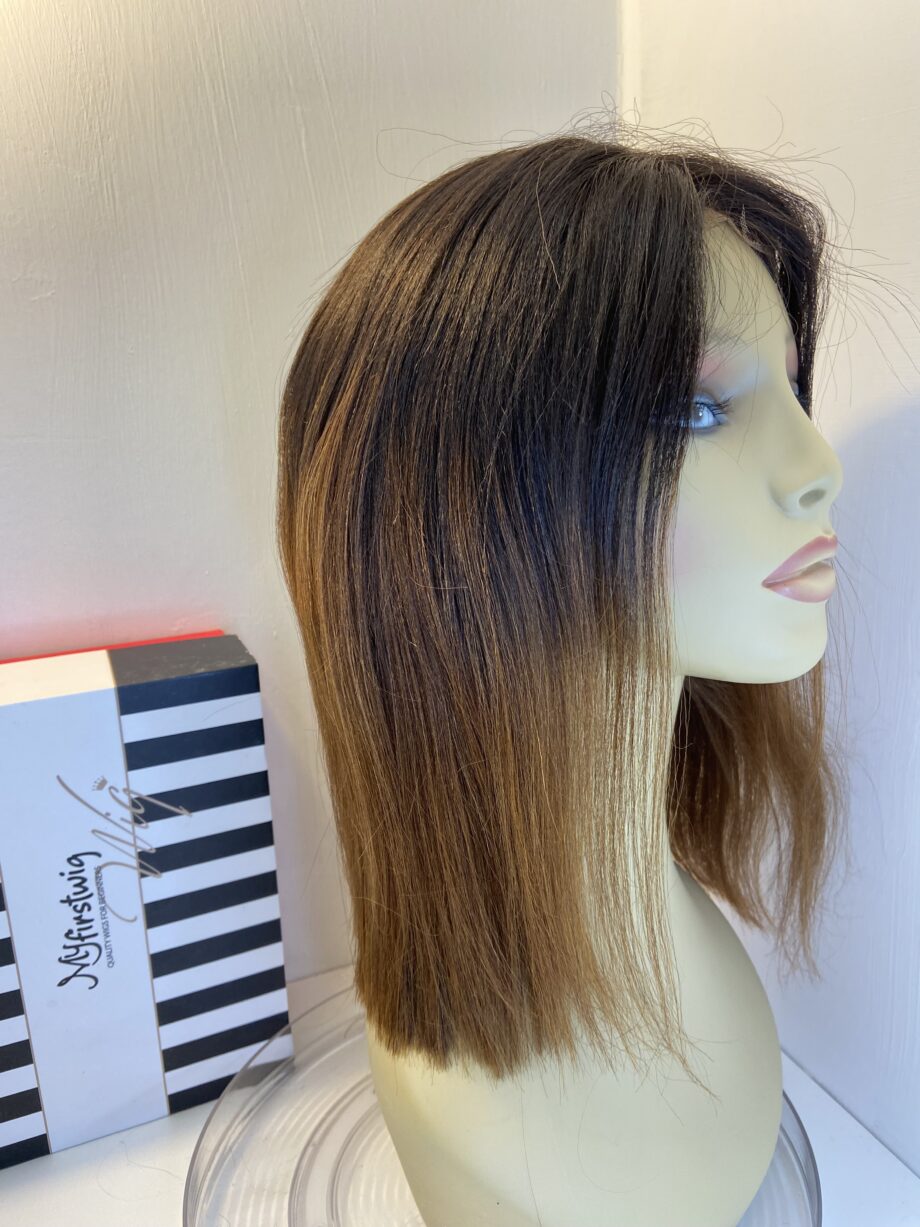 New two colour wig. Brown /ginger. Bbrls437