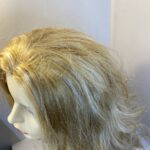 Long curly blonde wig. Bllc330