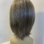 Grey ash blonde lotus long wig. Gbrls594