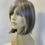 Grey ash blonde lotus long wig. Gbrls594